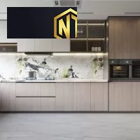TỦ BẾP VÁN GỖ MDF GIÁ ĐẸP